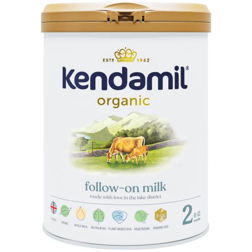 Kendamil Organic 2 Follow-On Milk Γάλα 2ης Βρεφικής Ηλικίας σε Σκόνη, Βιολογικής Καλλιέργειας 6-12m 800g